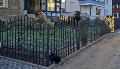 Schmuckzaun 145 / 175 x 2m Zaunelemente Zaun Gartenzaun – Bild 7