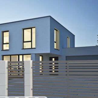 Tor Set 1.5 x 3 - 5m Einfahrtstor Hoftor Metalltor Zaun